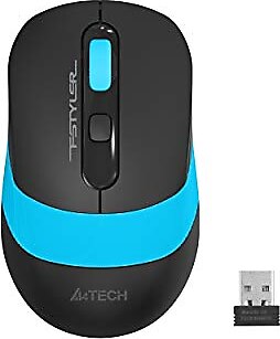 A4 Tech FG10 Siyah-Mavi Optik Kablosuz Mouse