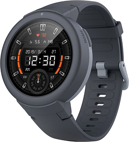 Amazfit Verge Lite Bluetooth GPS Nabız Ölçerli Android ve iOS Uyumlu Siyah Akıllı Saat