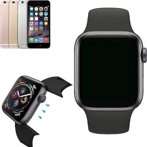 Apple İphone 12 Pro Max Uyumlu Akıllı Saat Türkçe Menü Tam Ekran