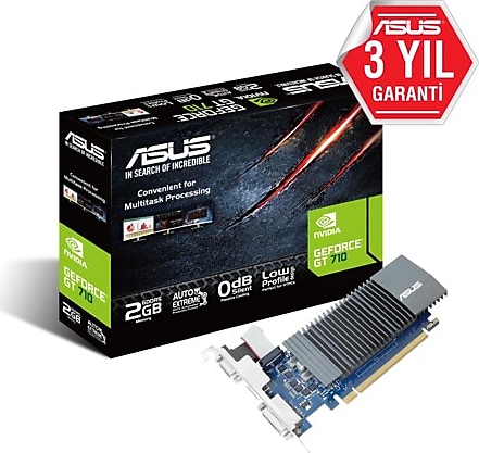 Asus GeForce GT 710 Passive 2GB Ekran Kartı (90YV0AL3-M0NA00)