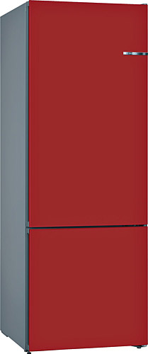 Bosch KVN56IR3AN VarioStyle Kırmızı A++ Kombi No Frost Buzdolabı