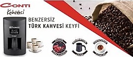 Conti CKM-500 Kahveci Deluxe Türk Kahvesi Makinesi Elektrikli Akıllı Türk Kahvesi Makinesi KÖZDE PİŞİRME ÖZELLİĞİ 3 YIL GARANTİ