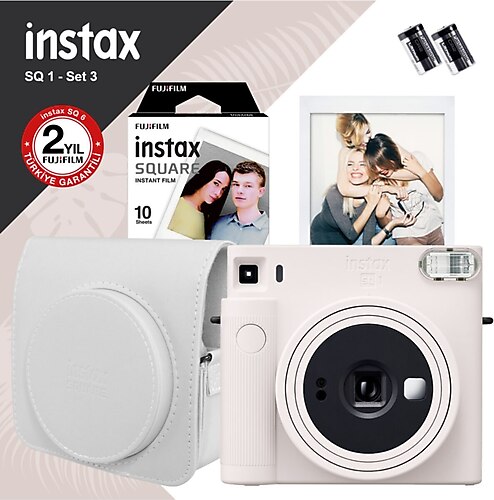 Fujifilm Instax Sq1 Beyaz Fotoğraf Makinesi Ve Hediye Seti 3