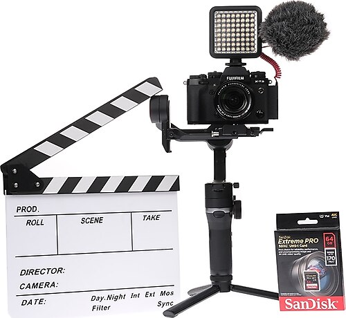 Fujifilm X-T3 + XF 18-55 MM + Weebill-S Gimbal Videographer Kit (Fujifilm Türkiye Garantili) gumus