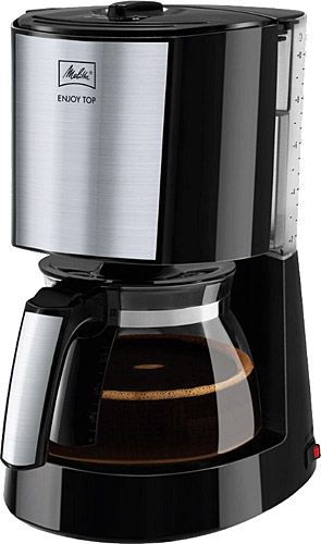 Melitta Enjoy Top 1017-04 Siyah Cam Karaflı Filtre Kahve Makinesi