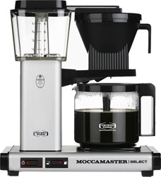 Moccamaster Select Gümüş Cam Potlu Filtre Kahve Makinesi