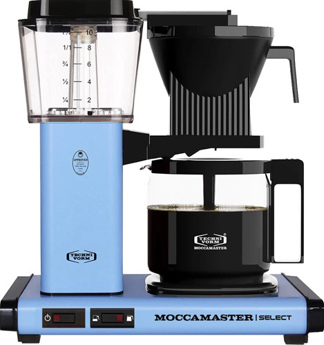 Moccamaster Select Mavi Cam Potlu Filtre Kahve Makinesi
