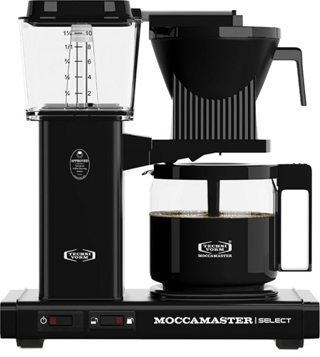 Moccamaster Select Siyah Cam Potlu Filtre Kahve Makinesi