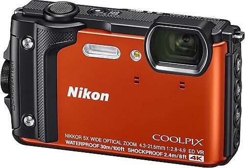 Nikon Coolpix W300 Su Altı Fotoğraf Makinesi (Orange)