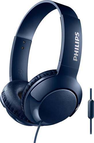 Philips SHL3075BL Mavi Mikrofonlu Kulak Üstü Kulaklık