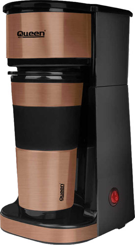 Queen QC-039 Preston Termos Bardaklı Filtre Kahve Makinesi Gold