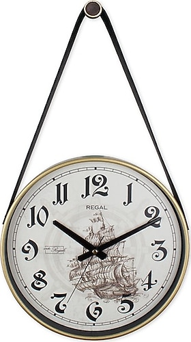 Regal 0634 W3 Retro Kayışlı Küçük Boy Duvar Saati dekoratif