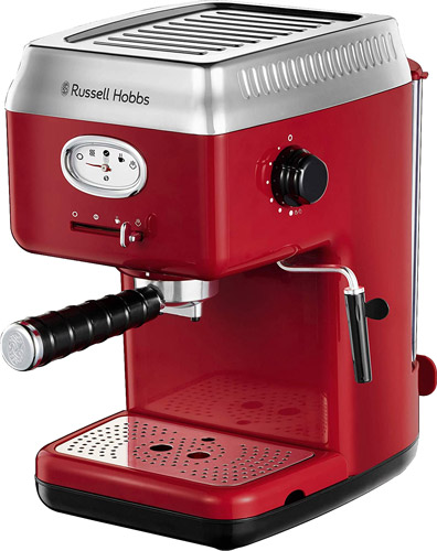 Russell Hobbs 28250-56 Retro Kırmızı Espresso Makinesi