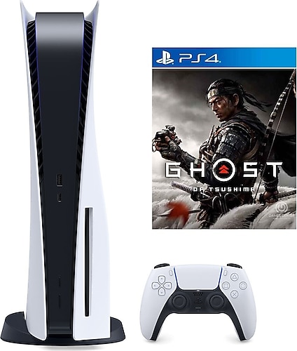 Sony Playstation 5 825 GB + PS5 Ghost Of Tsushima