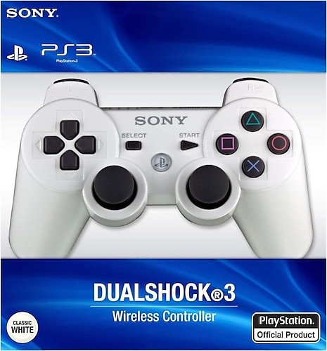 Sony Ps3 Joystick Ps3 Kol Dualshock 3, Beyaz Renk