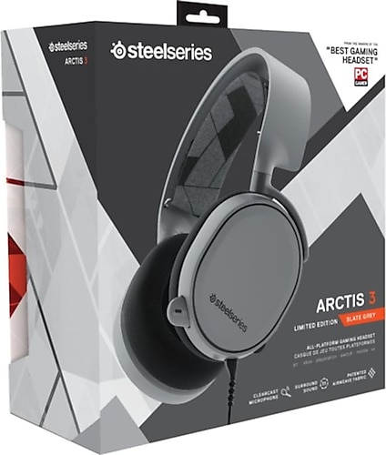 SteelSeries Arctis 3 Gri 7.1 Mikrofonlu Oyuncu Kulaklığı