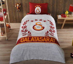 Taç Galatasaray Grey Tek Kişilik Nevresim Takımı
