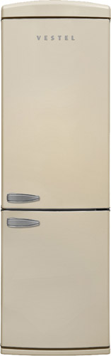 Vestel Retro NFK37001 Bej Kombi Tipi No-Frost Buzdolabı