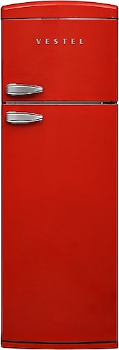 Vestel Retro SC32001 Kırmızı Çift Kapılı Buzdolabı