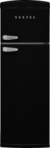 Vestel Retro SC32001 Siyah Çift Kapılı Buzdolabı