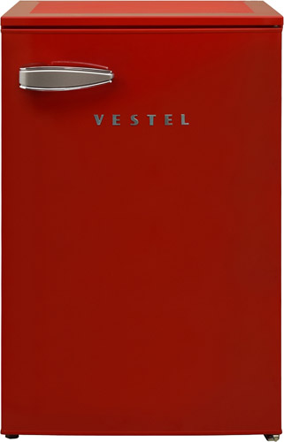 Vestel SB14101 Retro Tezgah Altı Mini Buzdolabı Kırmızı