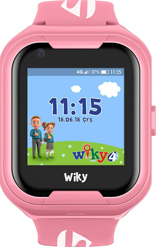 Wiky Watch 4G Görüntülü Konuşma Akıllı Çocuk Saati Pembe