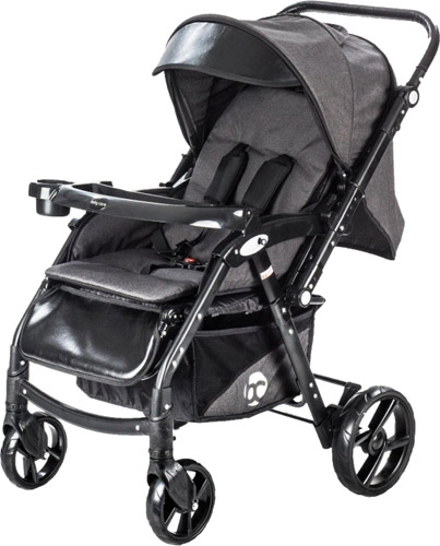 Baby Care BC-55 Maxi Pro Siyah Bebek Arabası