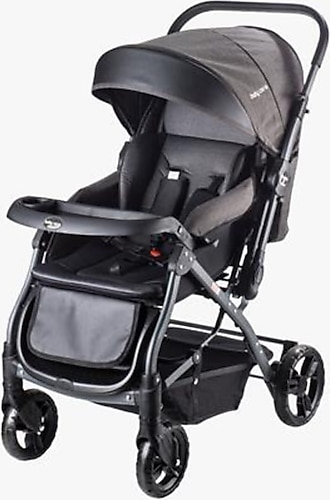 Baby Care Bc 65 Capron Çift Yönlü Bebek Arabası Siyah S