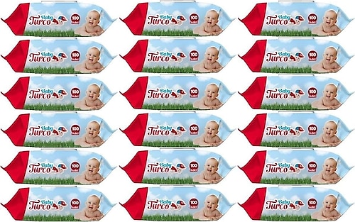 Baby Turco 100 Yaprak 18'li Paket Islak Mendil
