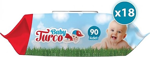 Baby Turco Islak Havlu 18X90'lı