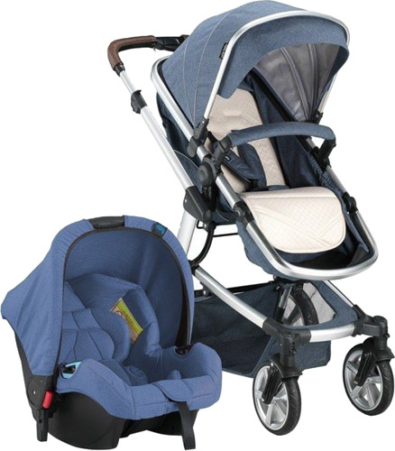 Babyhope Santana Mavi Travel Sistem Bebek Arabası