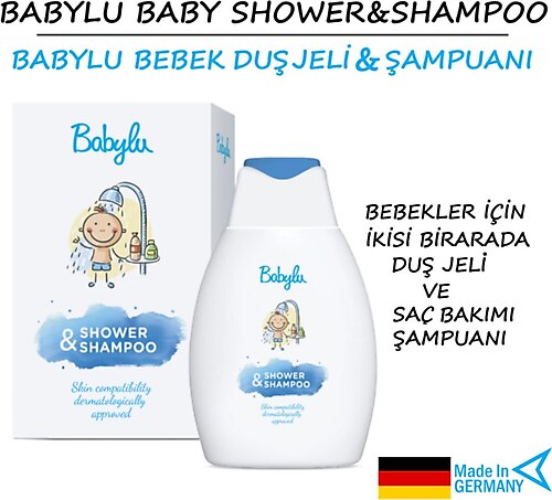 babylu Shower&shampoo-ikisi Birarada Saç&vücut Bakım Şampuanı 250 Ml