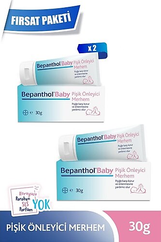 Bepanthol 2'li Bepanthol Baby Pişik Önleyici Merhem 30 G +30 G