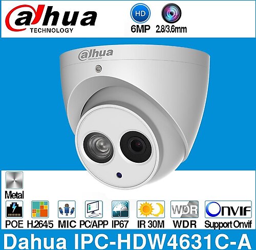 Dahua IPC-HDW4631C-A 6MP Profesyonel İp Kamera (Refurbished)
