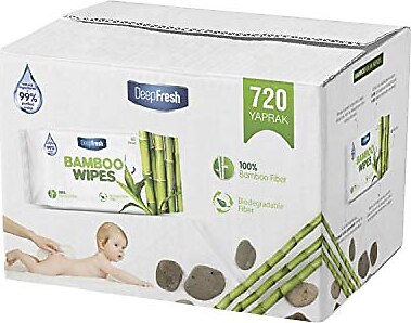 Deep Fresh Bamboo 60 Yaprak 12'li Paket Islak Mendil