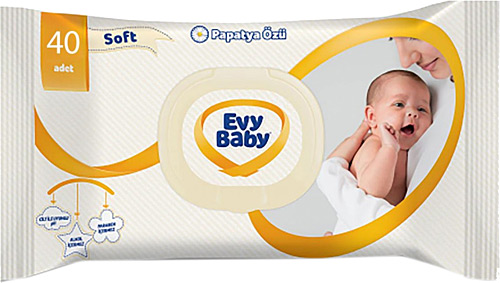 Evy Baby Soft 40 Yaprak Islak Mendil