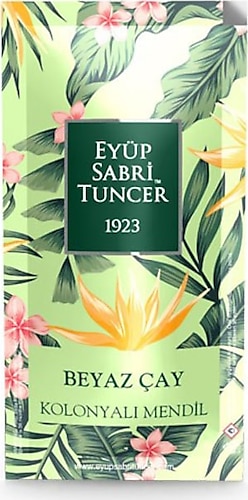 Eyüp Sabri Tuncer Beyaz Çay 50'li Kolonyalı Mendil