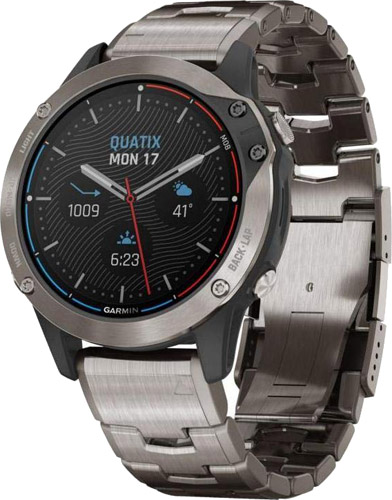 Garmin Quatix 6 Titanium Sapphire Multispor Akıllı Saat