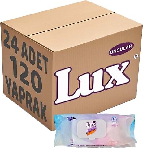 Lux Klasik 120 Yaprak 24'lü Paket Islak Mendil