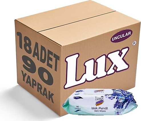Lux Lavanta 90 Yaprak 18'li Paket Islak Mendil