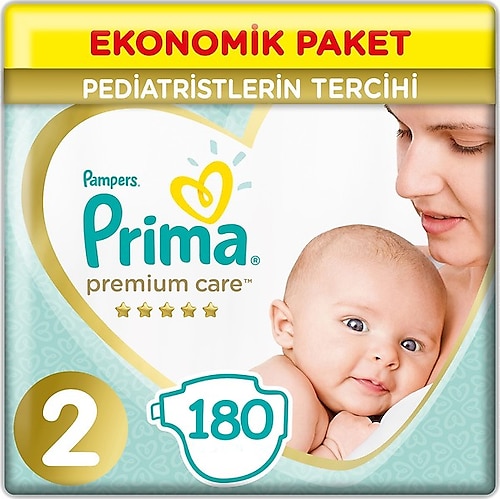 Prima Premium Care 2 Numara Mini 60'lı 3 Paket Bebek Bezi