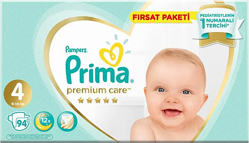 Prima Premium Care 4 Numara Maxi 84'lü Fırsat Paketi Bebek Bezi