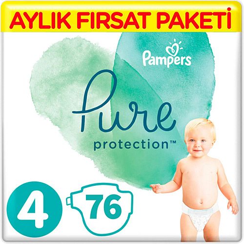 Prima Pure 4 Numara Maxi 76'lı Aylık Fırsat Paketi Bebek Bezi