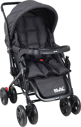 Rival RV107 Çift Yönlü Maxi Siyah Bebek Arabası