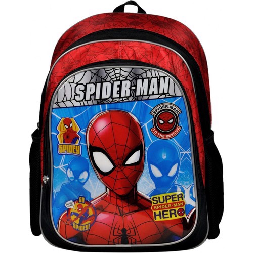 Spiderman Okul Çantası İki Bölmeli Orjinal Lisanslı