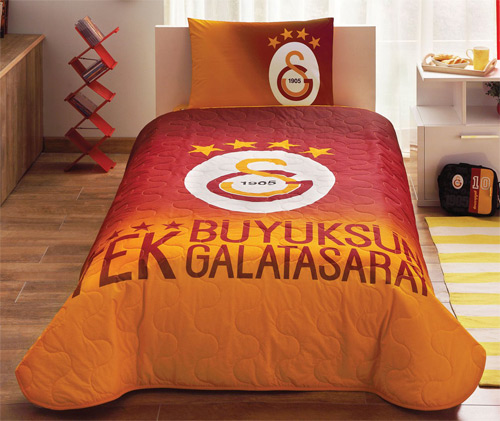 Taç 60131309 Galatasaray 4. Yıldız Tek Kişilik Yatak Örtüsü