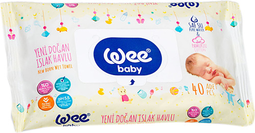Wee Baby 768 Yenidoğan 40 Yaprak Islak Mendil