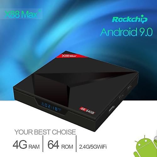 X88 Max+ Mini Androıd Tv Box Android 4K UHD 3D
